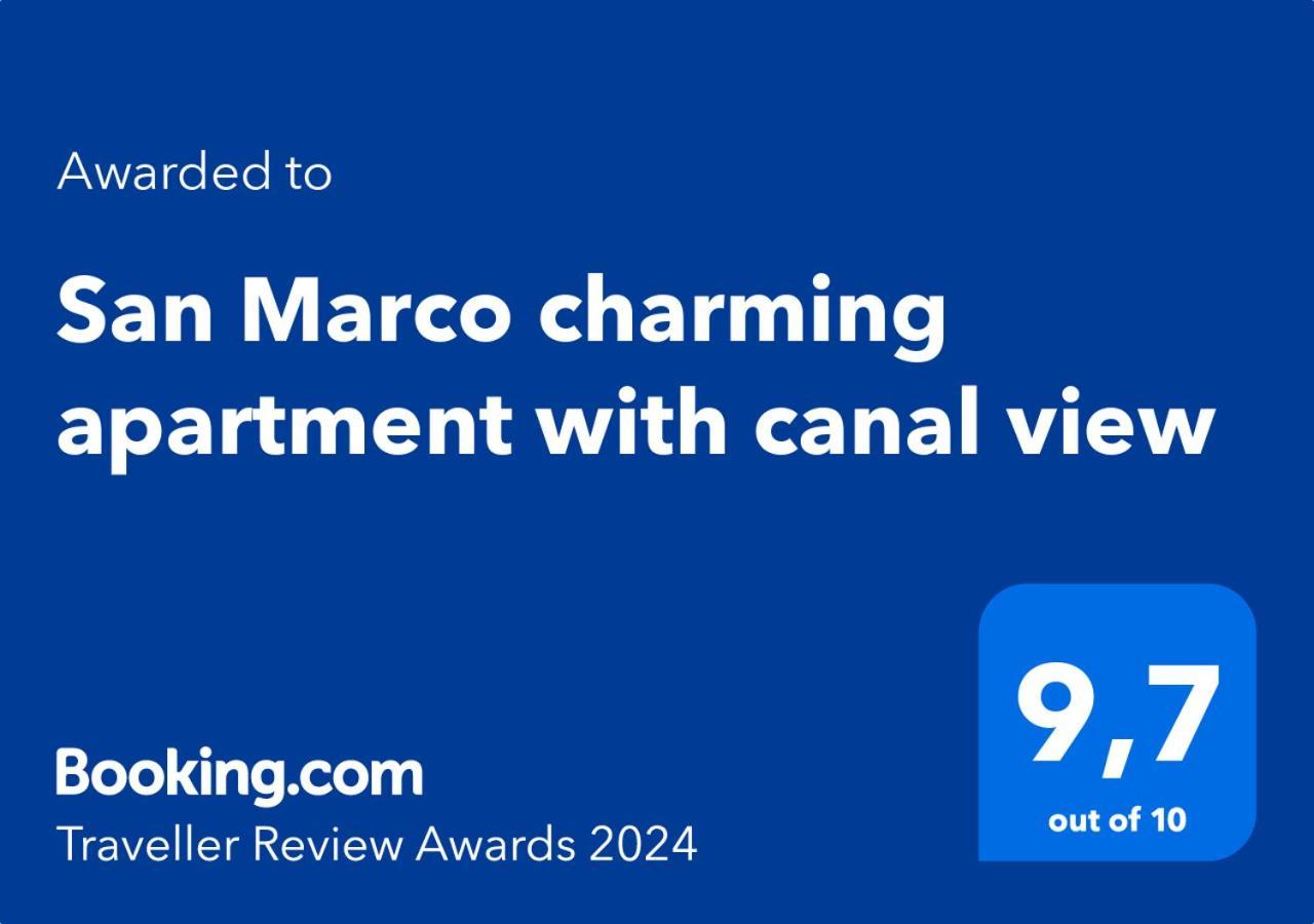 San Marco Charming Apartment With Canal View Venice Ngoại thất bức ảnh